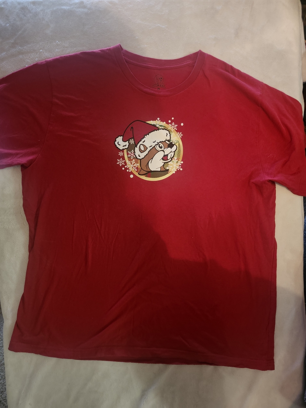 Red Holiday Graphic Short Sleeve Tee